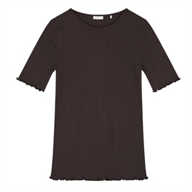 Skall Studio Edie T-shirt, Dark Brown 